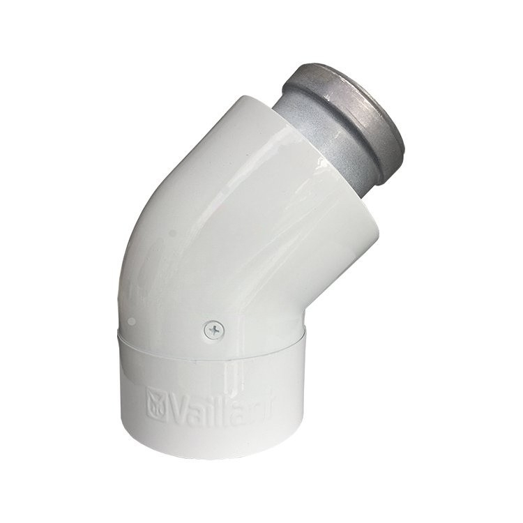 Vaillant Hermetik Kombi 45 Derece Dirsek (80/125)