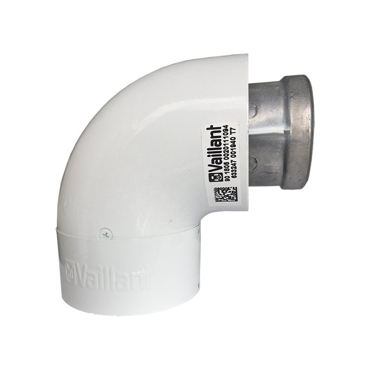Vaillant Hermetik Kombi 90 Derece Dirsek (60/100)